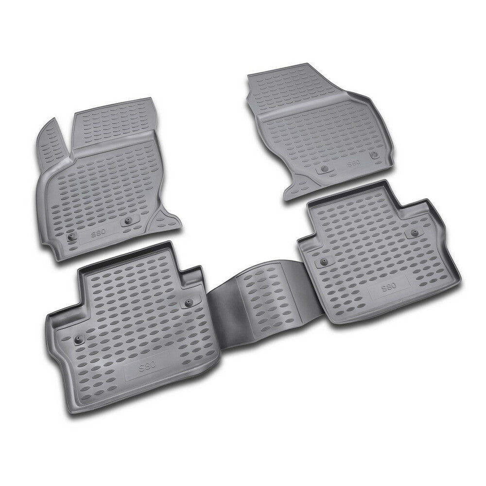 NV00513 - Set tappeti su misura in TPE - compatibile per Volvo S80 (05/06>06/16)