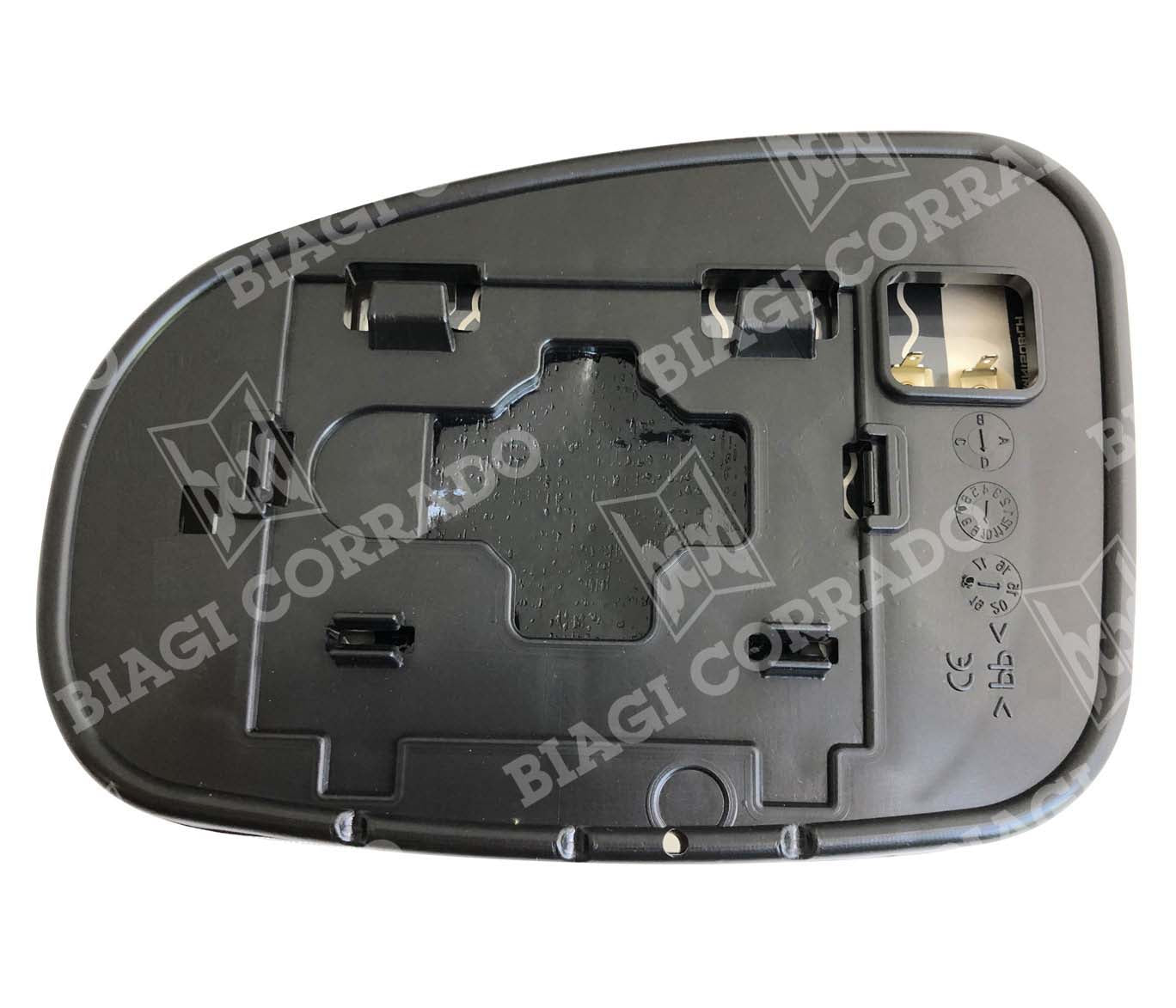 Piastra SPECCHIO RETROVISORE Destro DX TOYOTA PRIUS 2011-