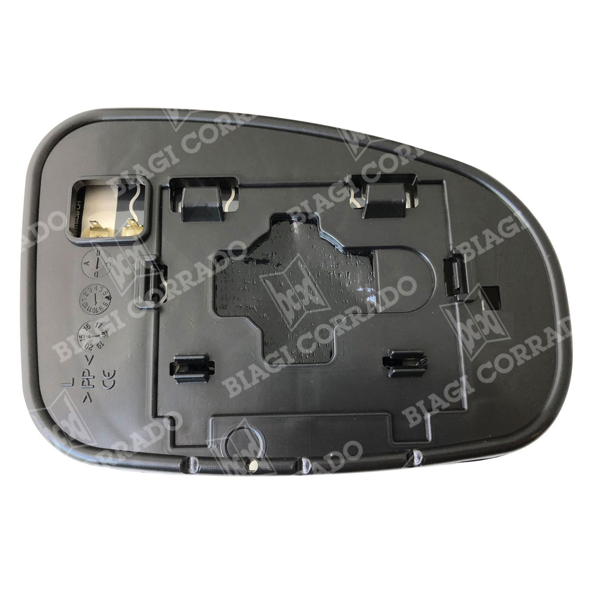 Piastra SPECCHIO RETROVISORE Sinistro SX TOYOTA PRIUS 2011-