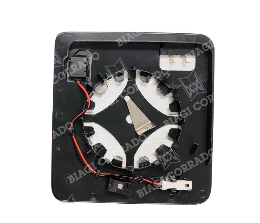 Piastra Vetro SPECCHIO RETROVISORE 2062 DPRX Destro DX Termico JEEP WRANGLER 2021-