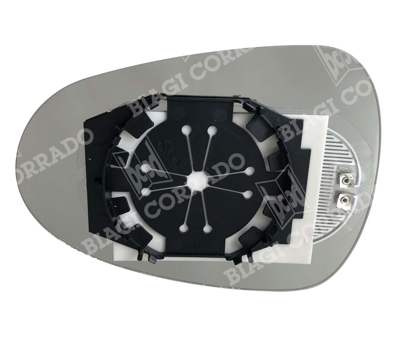 Piastra Vetro SPECCHIO RETROVISORE 807 DPR Destro DX Termico SEAT EXEO ST