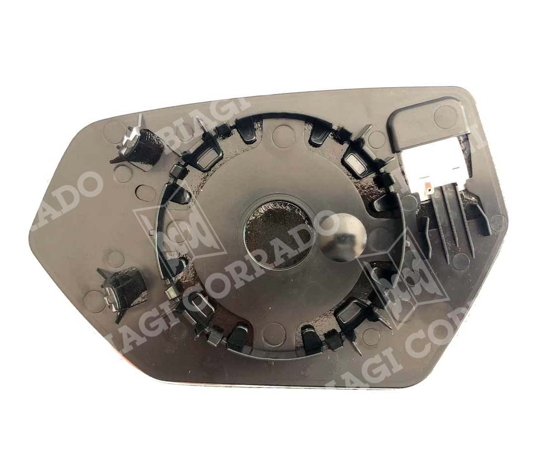 Piastra Vetro SPECCHIO RETROVISORE 810 DPR Destro DX Termico SEAT LEON 2020-