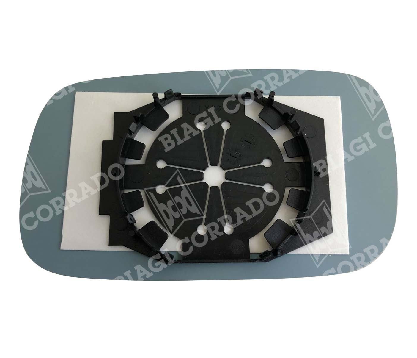 Piastra Vetro SPECCHIO RETROVISORE 904 DP Destro DX VOLKSWAGEN CADDY 1995-2004