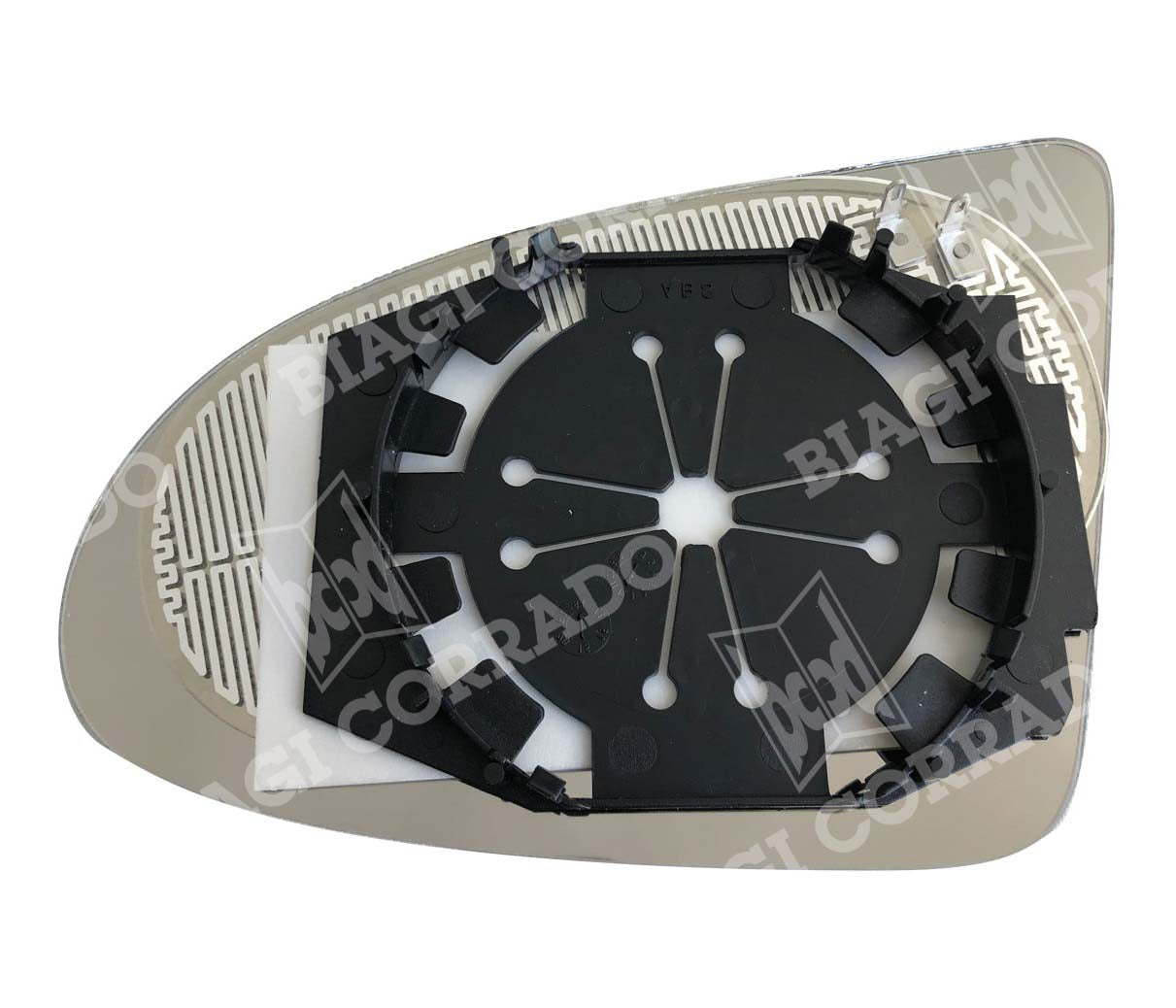 Piastra SPECCHIO RETROVISORE Destro DX AUDI A2 2000-2005