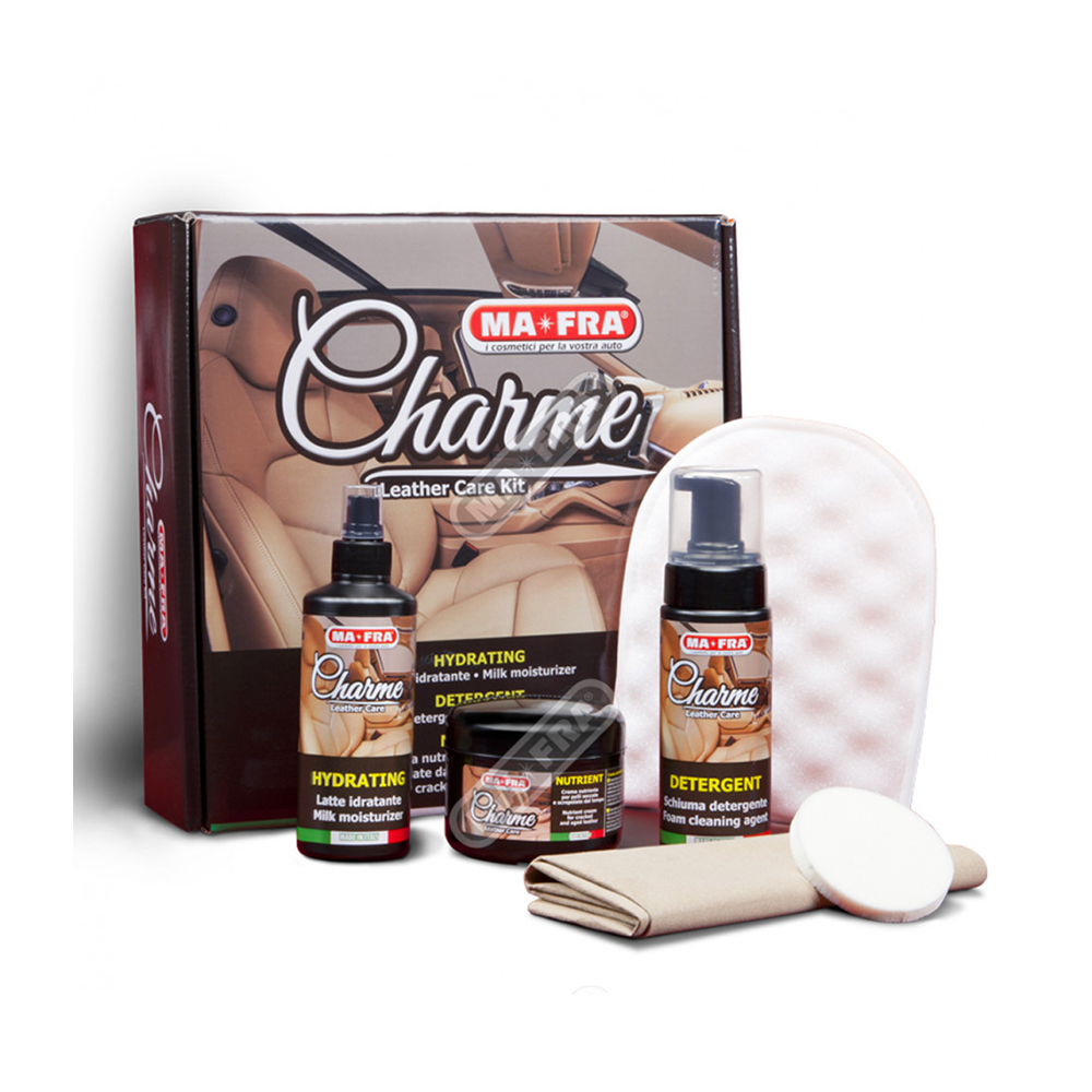 Kit lavaggio e rivestimenti parti in pelle
