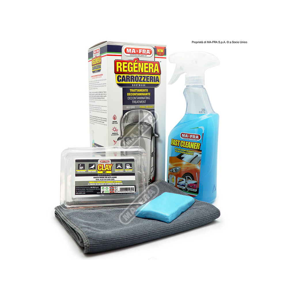 Kit Regénera Carrozzeria - decontaminante per carrozzeria