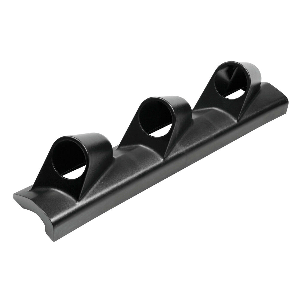 10074 - Portastrumenti montante 3 fori (52 mm) - Nero - Sinistro