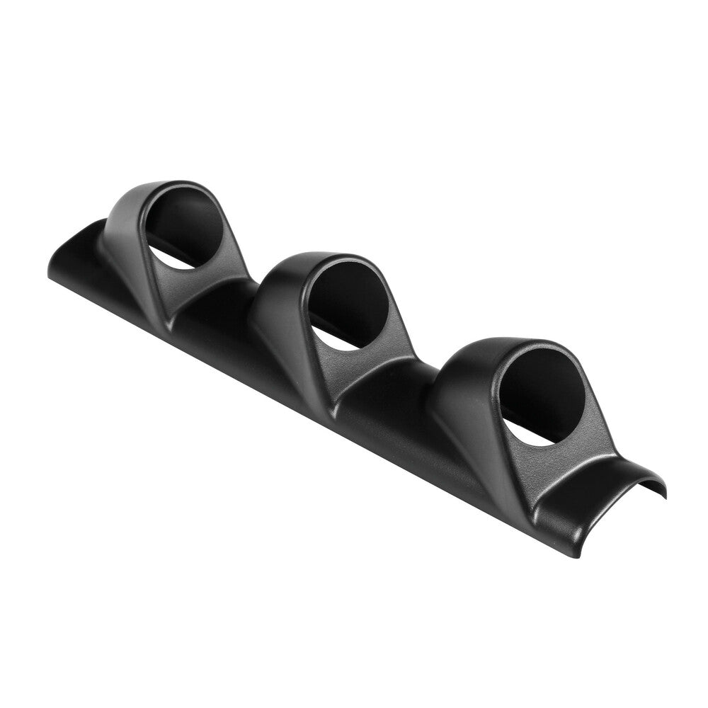 10078 - Portastrumenti montante 3 fori (52 mm) - Nero - Destro