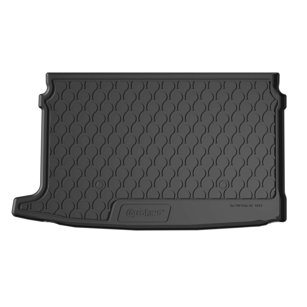 25201 - Vasca baule su misura in gomma sintetica - compatibile per Volkswagen Polo 3p (09/09>09/17) baule basso - Volkswagen Polo 5p (09/09>09/17) baule basso