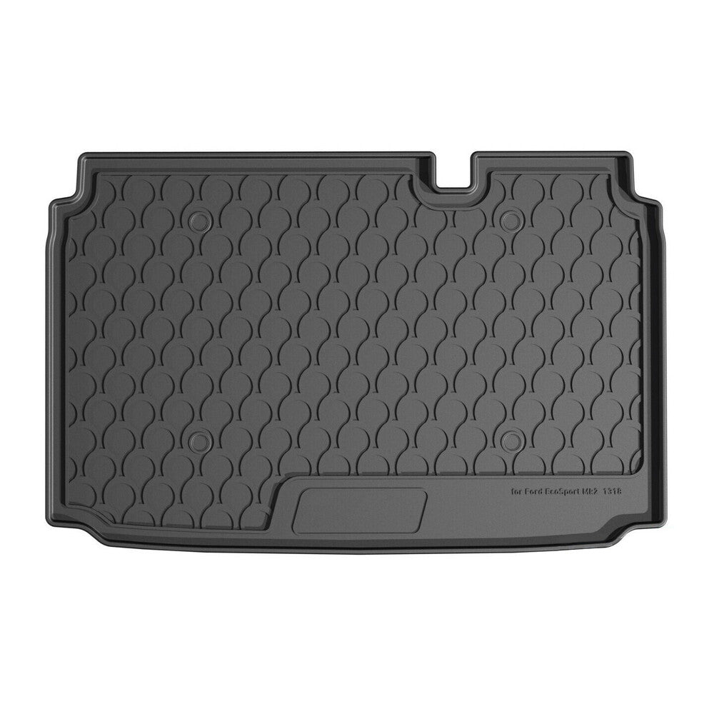 25202 - Vasca baule su misura in gomma sintetica - compatibile per Ford Ecosport (02/18>06/23) pianale regolabile