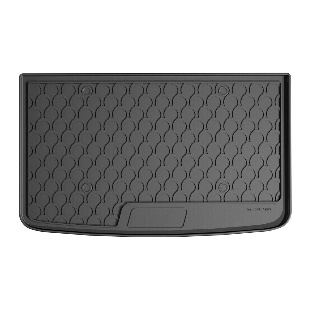 25265 - Vasca baule su misura in gomma sintetica - compatibile per Fiat 500L (06/17>12/22) baule basso