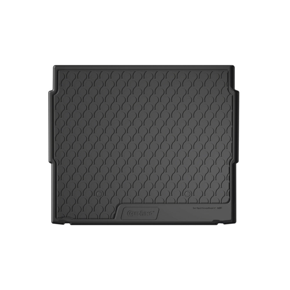 25375 - Vasca baule su misura in gomma sintetica - compatibile per Opel Grandland (07/21>) baule alto - Opel Grandland X (07/17>06/21) baule alto