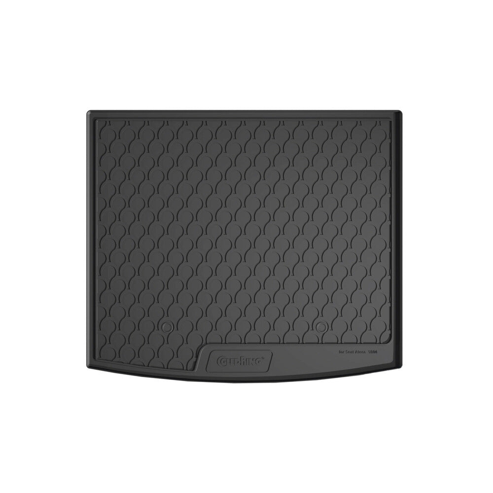 25383 - Vasca baule su misura in gomma sintetica - compatibile per Seat Ateca (07/16>) baule alto, pianale fisso