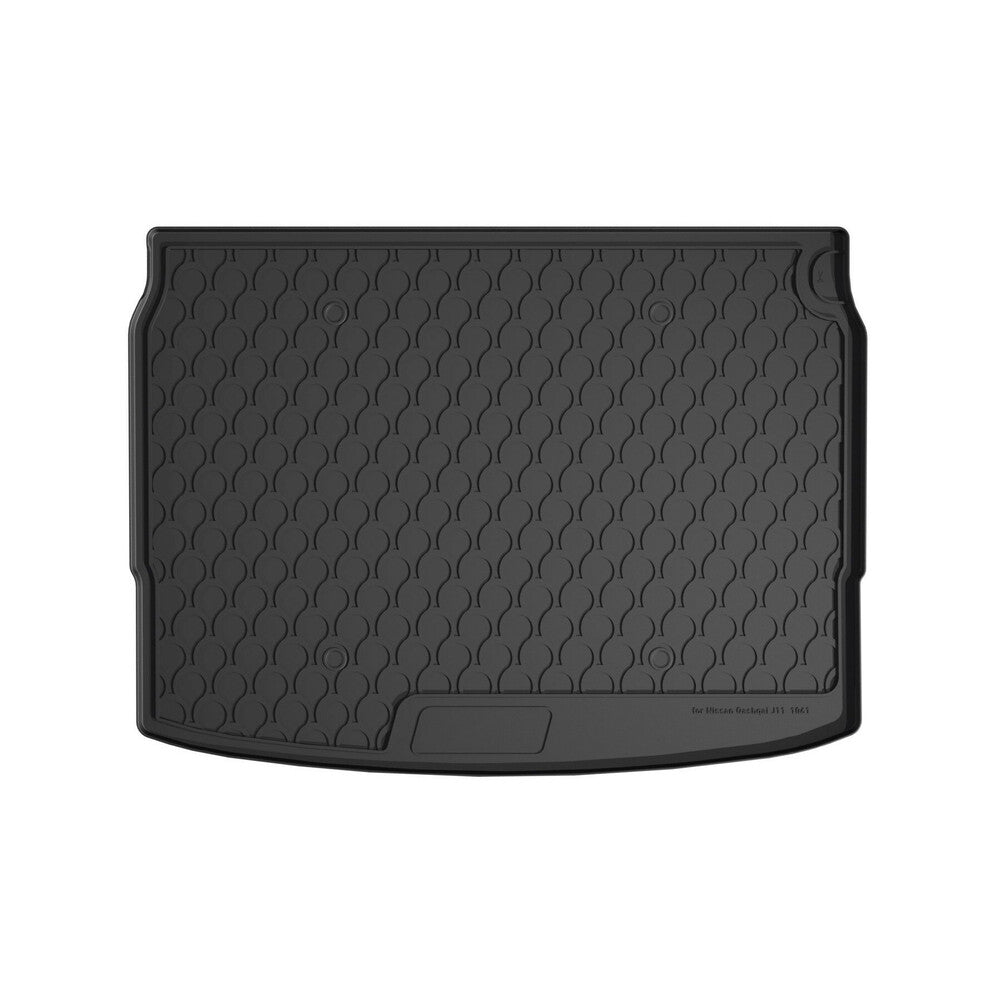 25406 - Vasca baule su misura in gomma sintetica - compatibile per Nissan Qashqai (02/14>03/21) baule alto