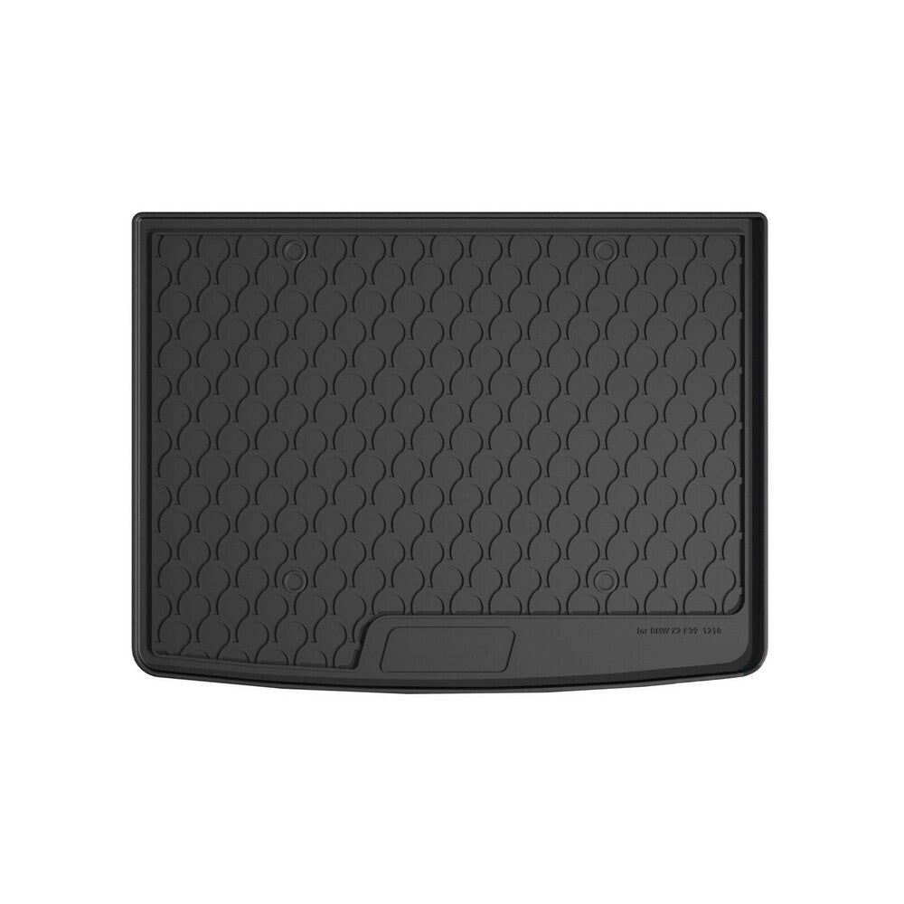 25416 - Vasca baule su misura in gomma sintetica - compatibile per Bmw X2 (F39) (01/18>) panca post. scorrevole