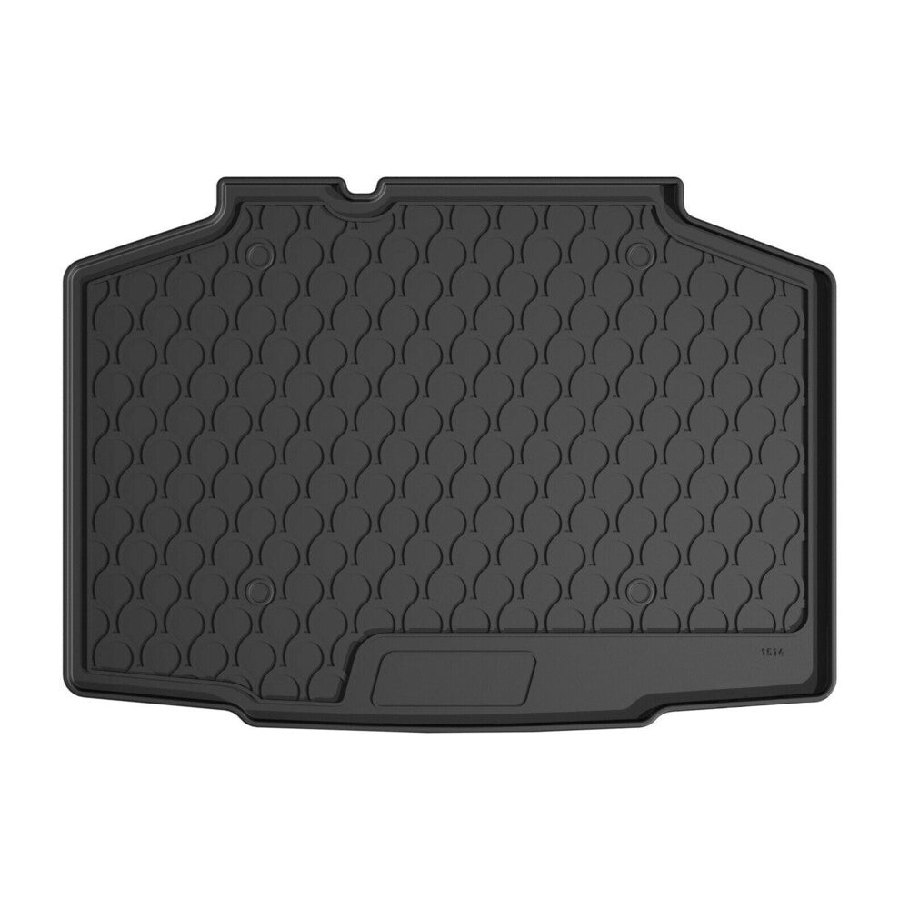 25421 - Vasca baule su misura in gomma sintetica - compatibile per Skoda Kamiq (12/19>) baule basso