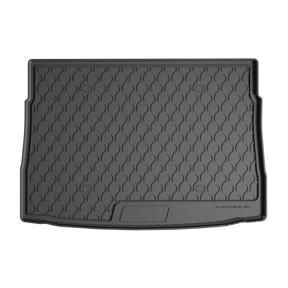 25432 - Vasca baule su misura in gomma sintetica - compatibile per Volkswagen Golf VIII 5p (01/20>) baule alto