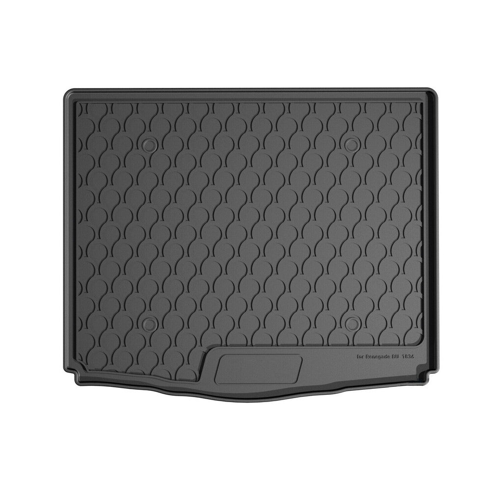 25433 - Vasca baule su misura in gomma sintetica - compatibile per Jeep Renegade (09/14>) baule basso