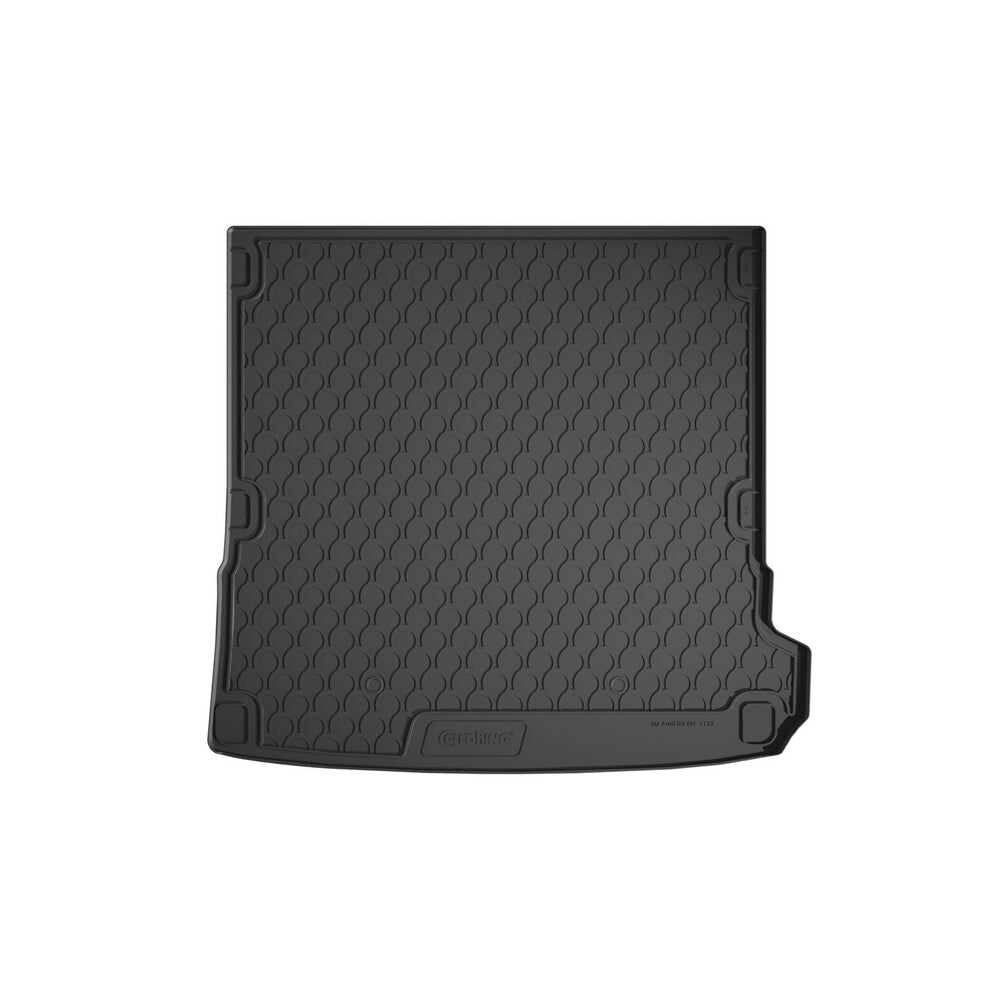25554 - Vasca baule su misura in gomma sintetica - compatibile per Audi Q7 (06/15>) 5 posti