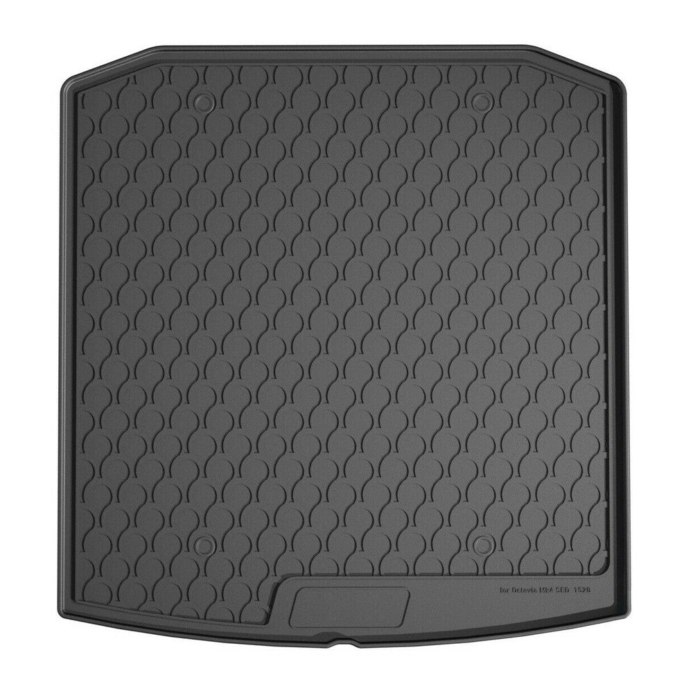 25652 - Vasca baule su misura in gomma sintetica - compatibile per Skoda Octavia 5p (06/20>) baule basso