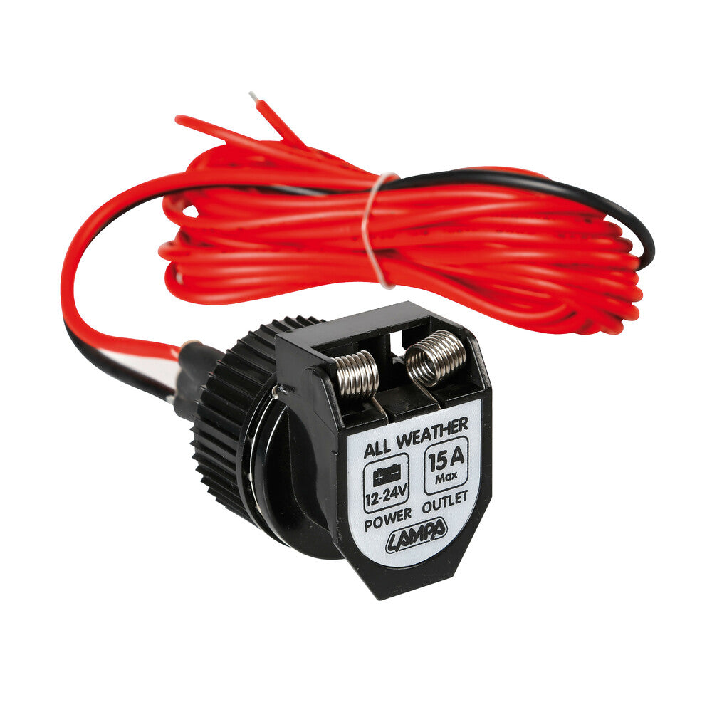 38969 - PX-2, presa corrente per uso esterno, 12/24V