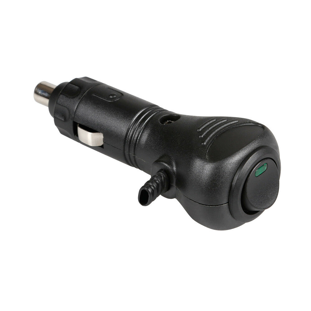 39003 - Spinotto per presa accendisigari con ingresso cavo laterale, 12/24V