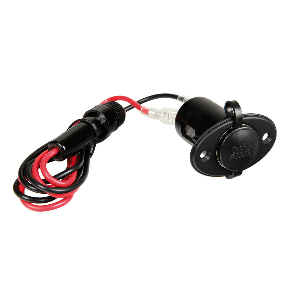 39034 - Kit presa corrente, montaggio ad incasso, 12/24V