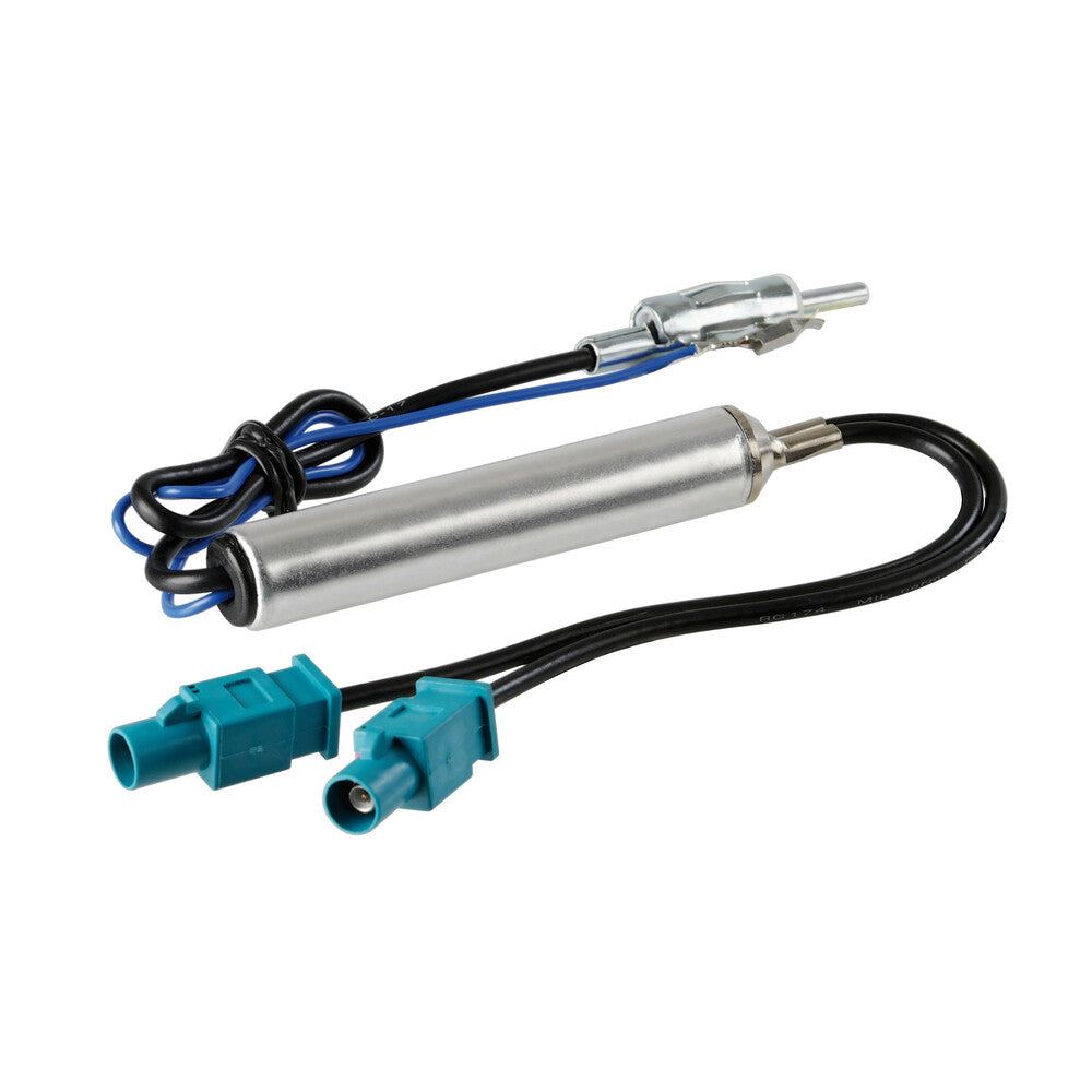 40312 - Adattatore antenna doppio Fakra maschio>DIN maschio - 36,5 cm