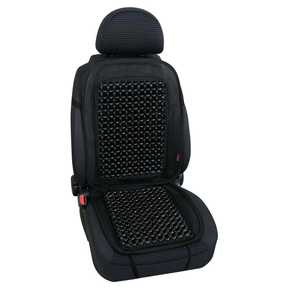 54319 - Evoluzione, schienale in palline di legno - Nero