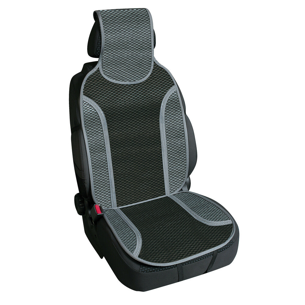 54369 - Fresco-Tech, schienale estivo in fibra naturale di bambù - Nero