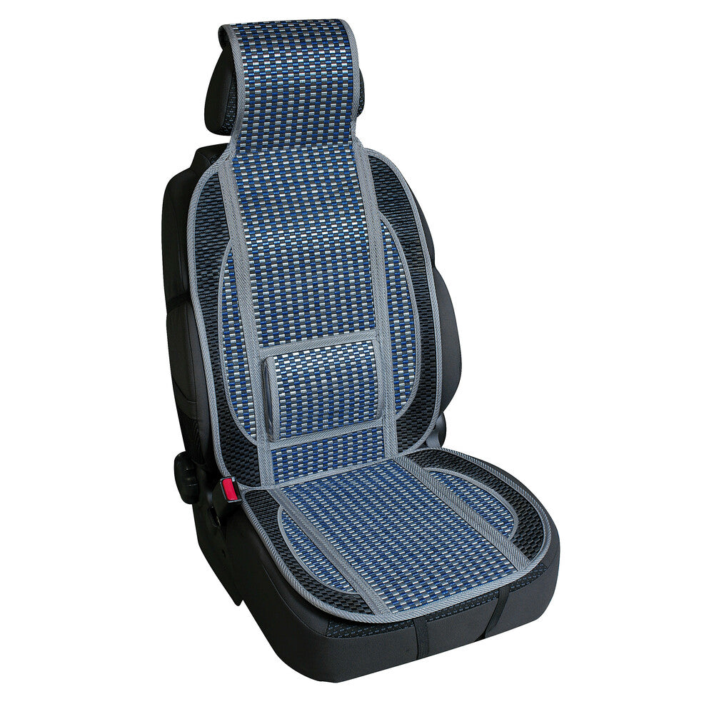 54449 - Fresco-Sport, schienale estivo in fibra naturale di bambù - Blu
