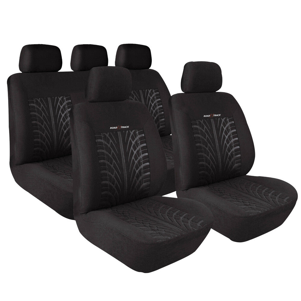 54836 - Road Track, set fodere coordinate - Nero