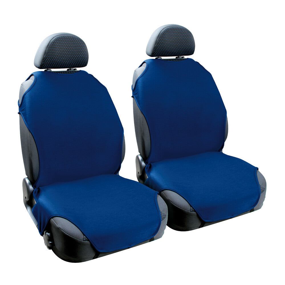 55008 - T-Shirt, coppia coprisedili elasticizzati - Blu