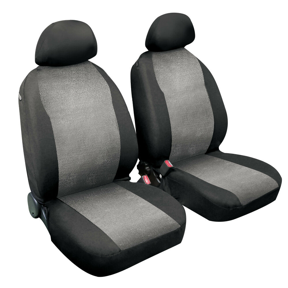 55019 - Sprint, coppia coprisedili anteriori in poliestere - Grigio