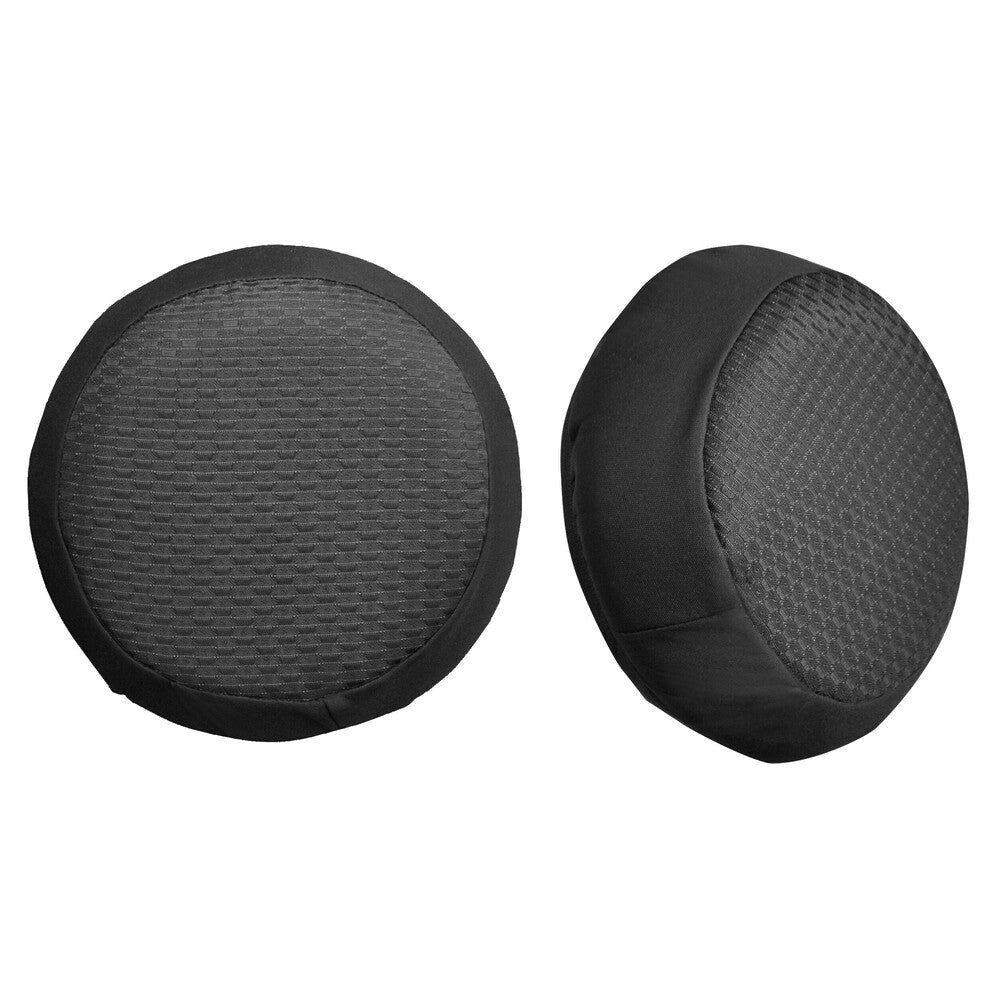 55027 - Duka Round-Fit x2, copri poggiatesta speciali - Nero