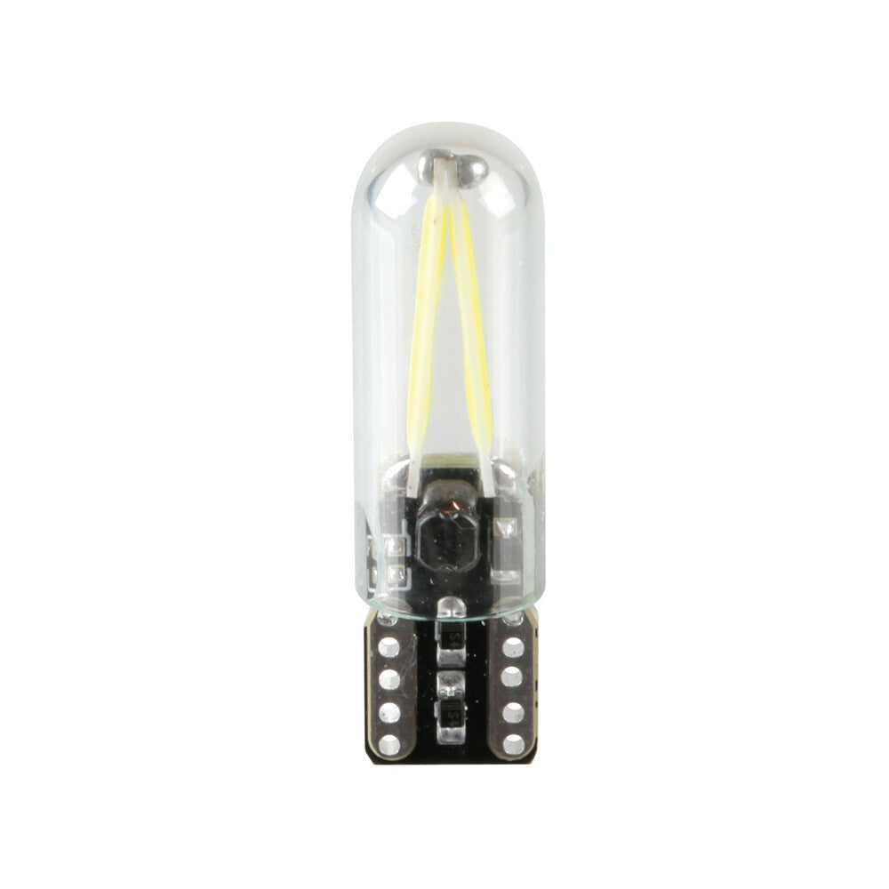 58396 - 9/32V Led series - 2 Led COB - (T10) - W2,1x9,5d - 2 pz - Scatola - Bianco - Doppia polarità