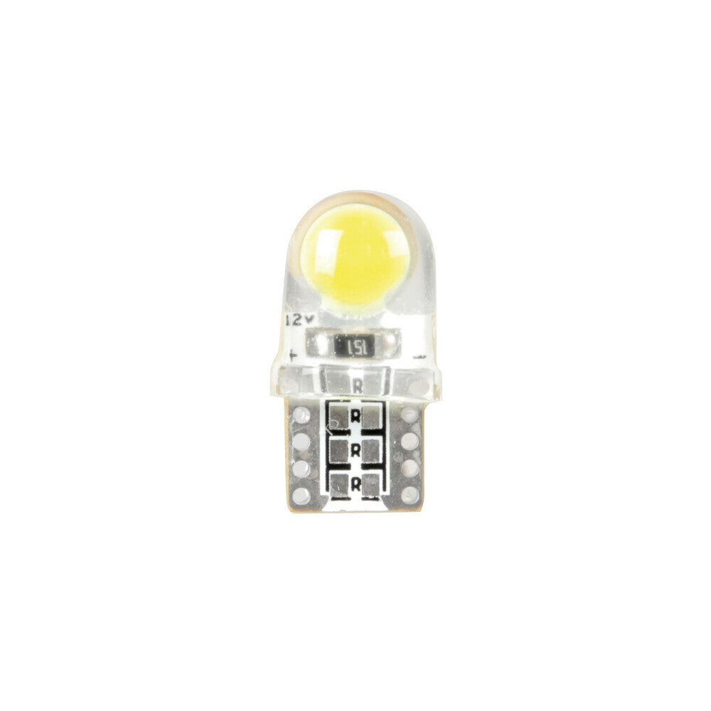 58409 - 12V Led series - 6 Led COB - (T10) - W2,1x9,5d - 2 pz - Scatola - Bianco