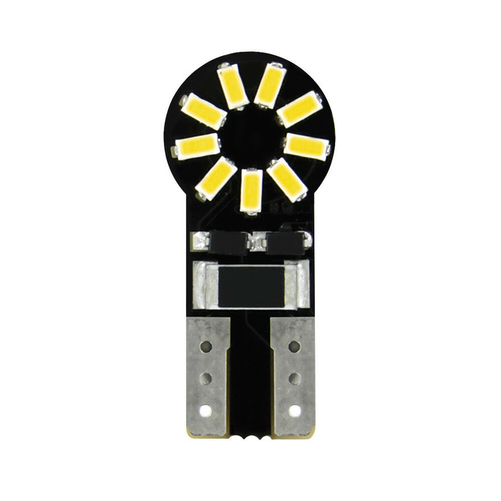 58416 - 12V Hyper-Led 18 - 18 SMD x 1 chips - (T10) - W2,1x9,5d - 2 pz - D/Blister - Bianco - Doppia polarità - Resistenza incorporata