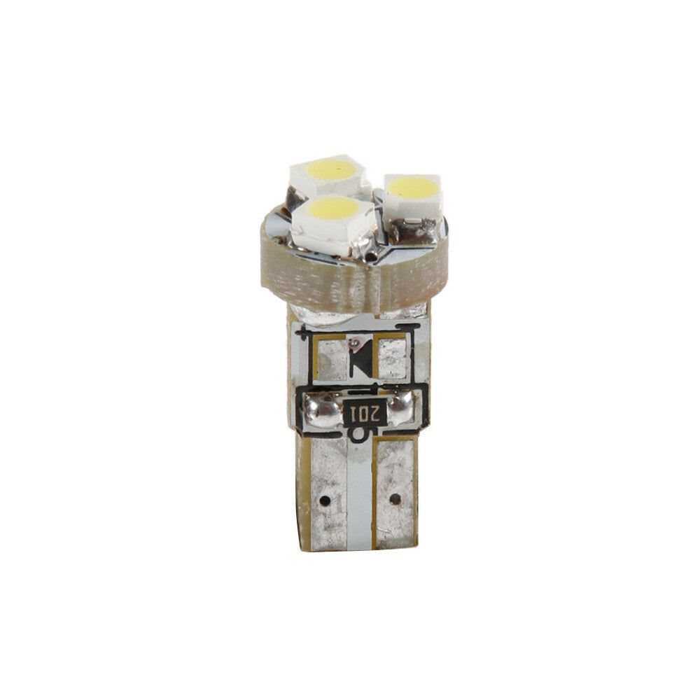 58452 - 12V Hyper-Led 3 - 3 SMD x 1 chip - (T5) - W2x4,6d - 2 pz - Scatola - Bianco - Doppia polarità
