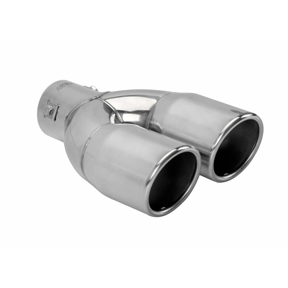 60123 - TS-73, terminale di scarico - Acciaio - Ø 37-60 mm