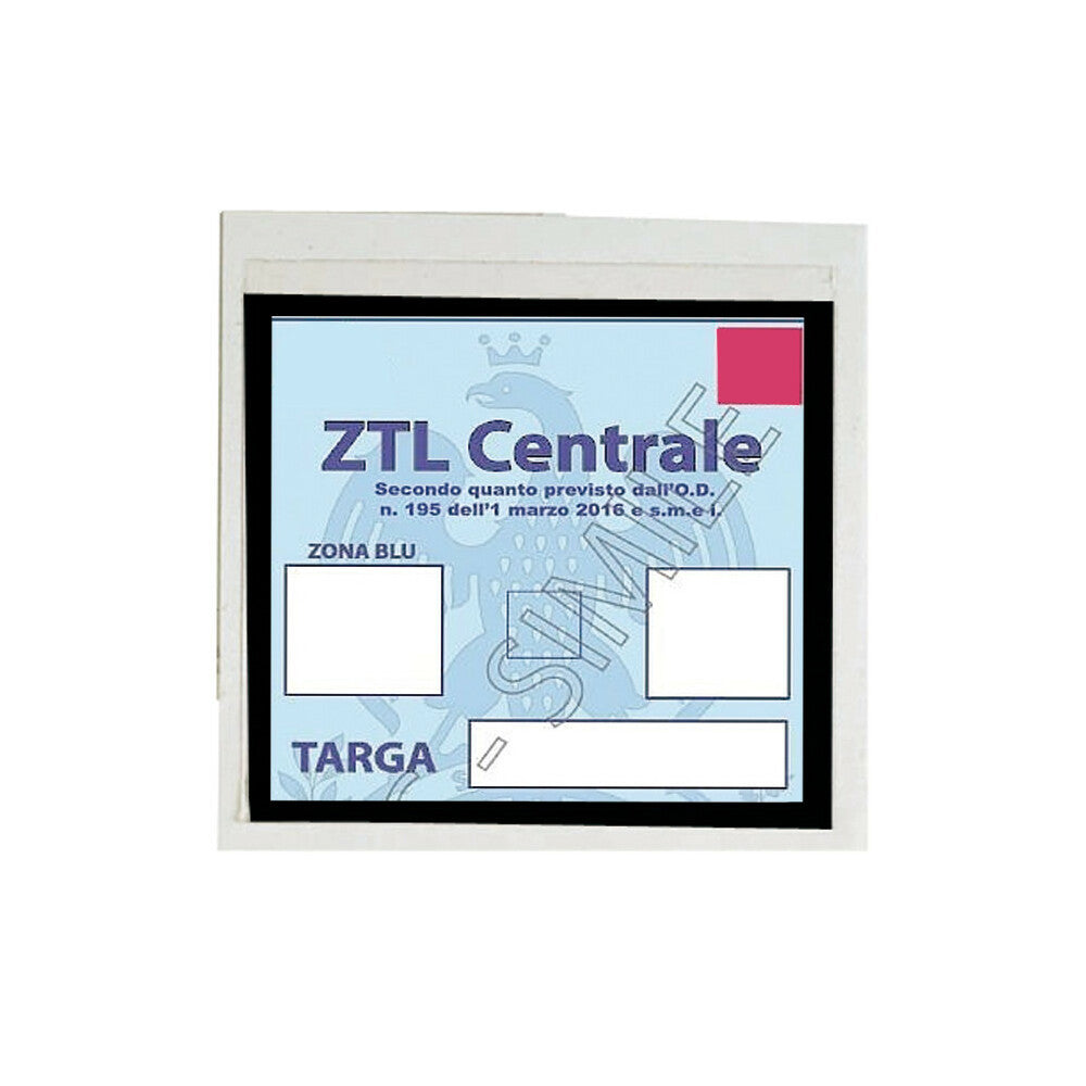 65357 - Basic, porta certificato adesivo