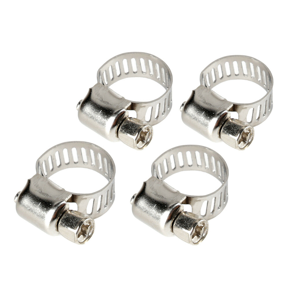 69930 - Fascette stringitubo in acciaio inox - set 4 pz - ↔ 8 mm - Ø 8-12 mm