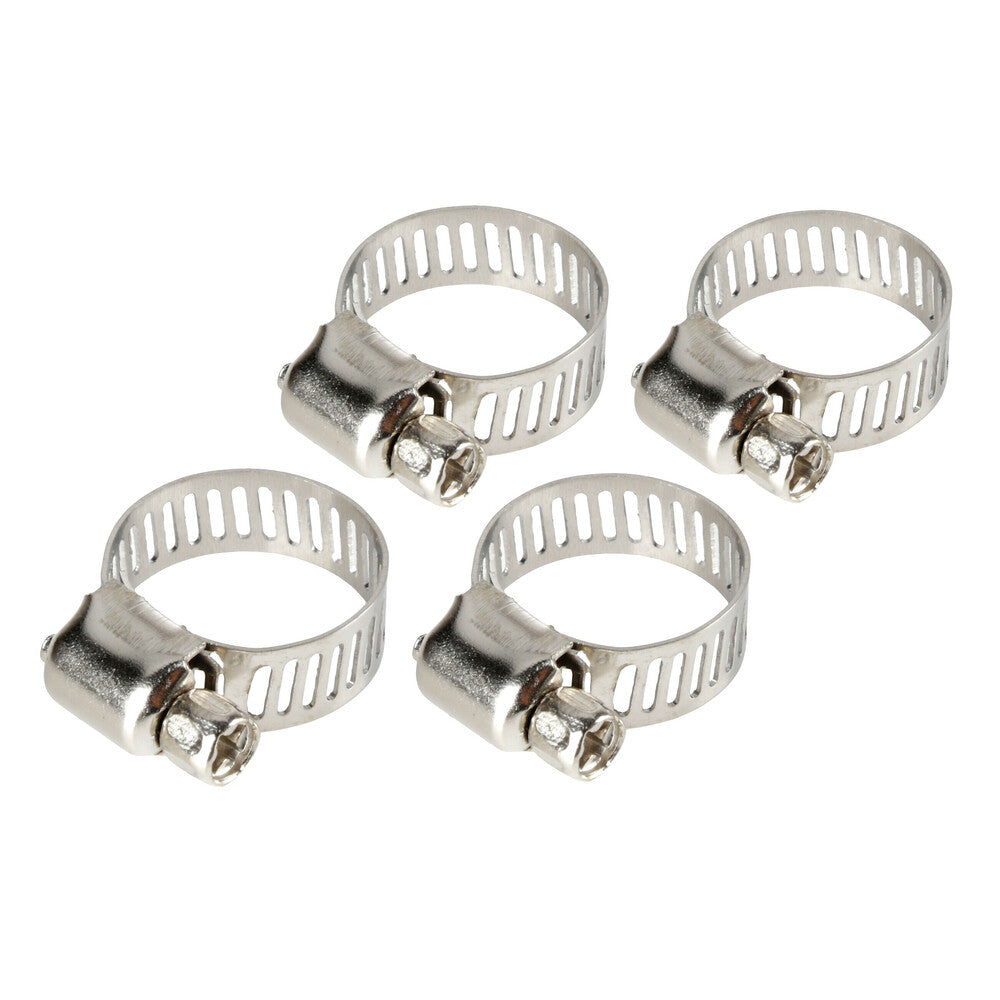 69931 - Fascette stringitubo in acciaio inox - set 4 pz - ↔ 8 mm - Ø 13-19 mm