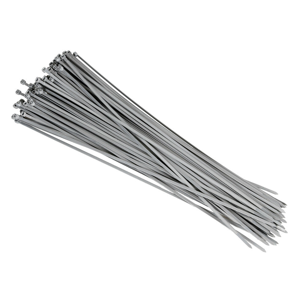 70002 - Fascette fermacavo 100 pz - 45 cm - Grigio