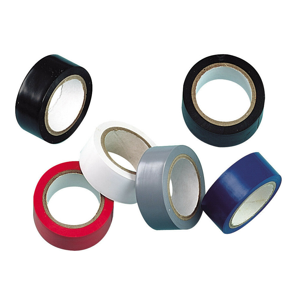 70028 - Nastri isolanti adesivi omologati in PVC plastificato, set 6 pz
