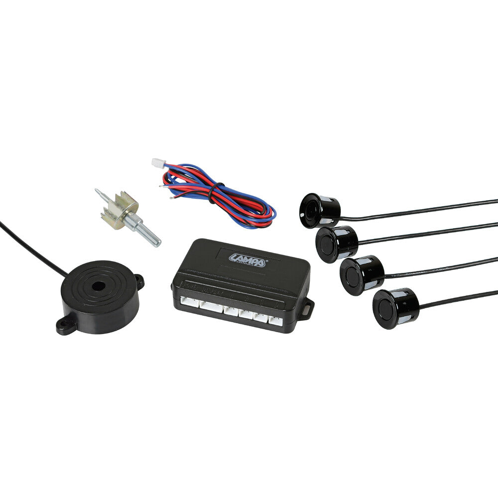 74498 - Buzzer F4, kit 4 sensori parcheggio anteriori, 12V