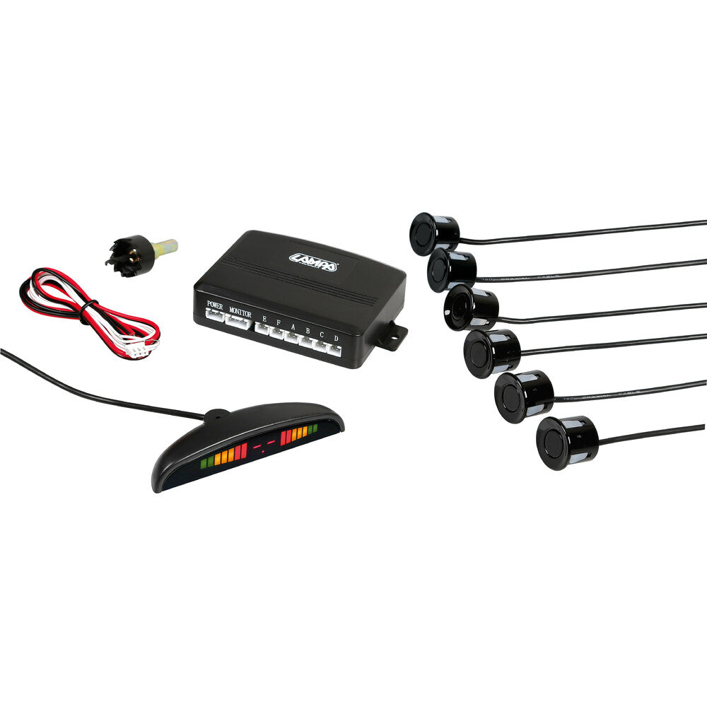 74508 - Setay S6, kit 6 sensori parcheggio con display digitale, 12V