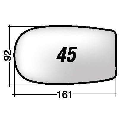 Vetro SPECCHIO RETROVISORE Sinistro/Destro FIAT PUNTO 1999-2012