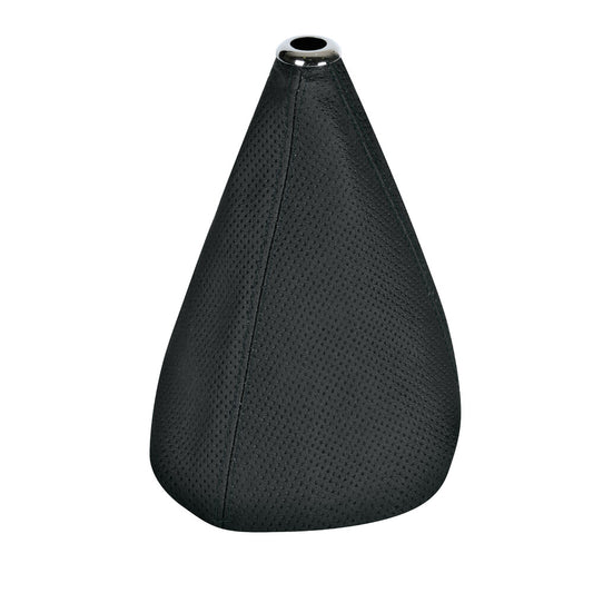 05047 - Premium Sport, cuffia leva cambio in pelle perforata - Nero