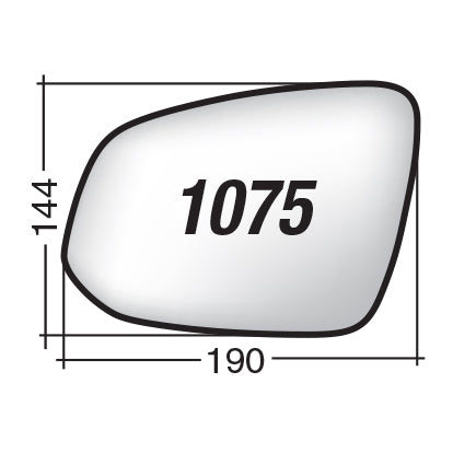 Vetro SPECCHIO RETROVISORE Sinistro SX TOYOTA RAV4 2013-